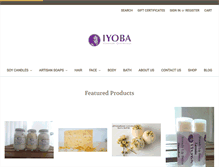 Tablet Screenshot of iyoba.com